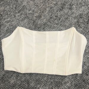 SHEIN Cream Crop Top
